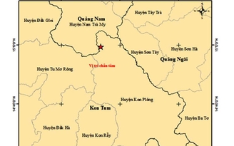 Chỉ trong 48 giờ, Quảng Nam và Kon Tum xảy ra 13 trận động đất
