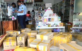 Phát hiện kho mỹ phẩm không rõ nguồn gốc ở TP.Cà Mau