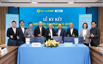 Aqua ra mắt tủ lạnh tích hợp ngăn ‘lấy nước ngoài’ đặc quyền tại Điện Máy Xanh