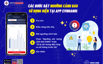 EVNHANOI cảnh báo nguy cơ tiền điện tăng đột biến mùa nắng nóng