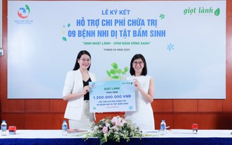 Giọt Lành và Quỹ Nâng Bước Tuổi Thơ: Mang phép màu y tế cho 9 em nhỏ