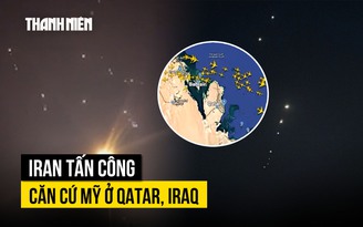 Iran bắn tên lửa vào căn cứ không quân Mỹ ở Qatar