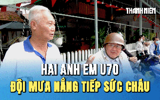 Ngày đầu tiên thi tốt nghiệp THPT: Hai anh em U70 đội mưa nắng tiếp sức cháu, bố mẹ hồi hộp không ngủ được