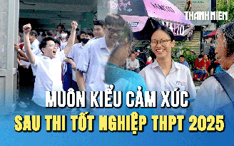 Thi tốt nghiệp THPT 2025: Muôn kiểu cảm xúc sau thi môn tự chọn