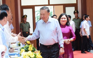 Tổng Bí thư Tô Lâm làm việc với lãnh đạo Bến Tre, Trà Vinh, Vĩnh Long
