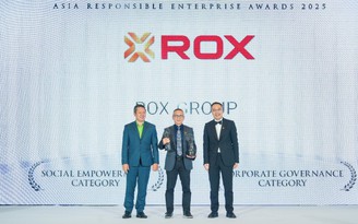Sáng tạo trong quản trị và CSR, ROX Group được vinh danh tại AREA 2025