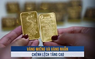 Biến động vàng ngày 4.6: Chênh lệch vàng miếng và vàng nhẫn tăng cao