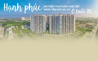 Hạnh phúc khi hiện thực hóa giấc mơ nâng tầm nơi an cư ở tuổi 35