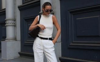 Những chiếc quần vải lanh ống rộng cho vẻ ngoài tươi mới và sang trọng