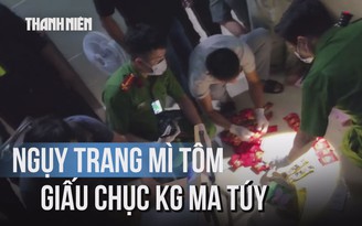 Ngụy trang tinh vi hàng chục kg ma túy trong mì tôm, hộp thuốc