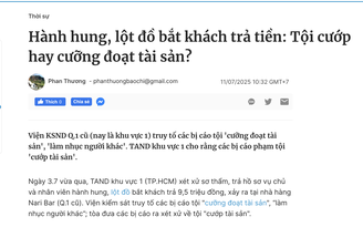 Hành hung, lột đồ bắt khách trả tiền: Án lệ của TAND tối cao thế nào?