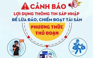 Công an TP.HCM cảnh báo lợi dụng nhập đơn vị hành chính, giăng bẫy lừa đảo