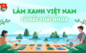 Cùng sống xanh số 116: Biến rác thải nhựa thành sản phẩm lưu niệm tinh xảo
