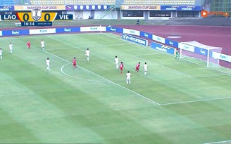 Highlight U.23 Việt Nam 3-0 U.23 Lào: Thầy trò HLV Kim Sang-sik ra quân thuận lợi
