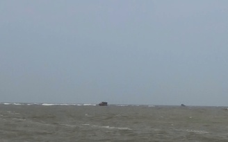 Quảng Trị: Cứu 7 ngư dân trên con tàu bị sóng đánh chìm