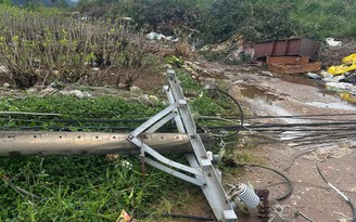 Lâm Đồng: Mưa lớn kèm gió giật kéo dài gây thiệt hại nặng