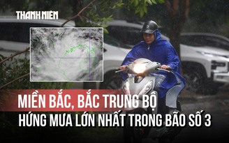 Bão số 3 (Wipha) di chuyển chậm gây mưa lớn kéo dài