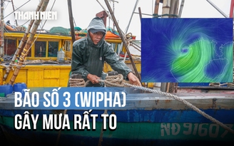 Bão số 3 (Wipha) gây mưa rất to, cảnh báo lũ quét, sạt lở và ngập lụt