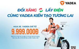 Yadea hỗ trợ chuyển đổi phương tiện xanh, đồng hành kiến tạo tương lai bền vững