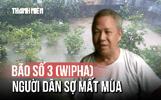 Bão số 3 (Wipha) khiến Thanh Hóa ngập sâu, người dân sợ mất mùa

