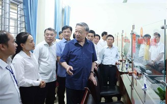 Tổng Bí thư Tô Lâm kiểm tra vận hành hoạt động hệ thống chính trị xã Si Pa Phìn