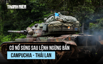 Thái Lan nói có nổ súng sau lệnh ngừng bắn với Campuchia