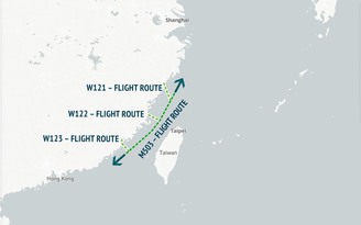 Trung Quốc lần ba mở rộng đường bay gần eo biển Đài Loan, Đài Bắc phản đối