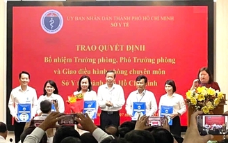 Sở Y tế TP.HCM công bố bổ nhiệm nhân sự cấp phòng, chi cục