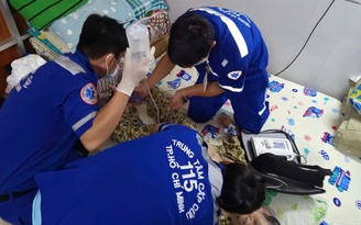 Trung tâm cấp cứu 115 TP.HCM cứu sống ngoạn mục hai ca sinh rớt đã ngưng tim