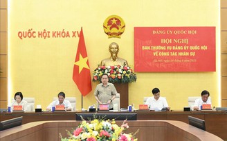 Chuẩn bị tốt nhất văn kiện, nhân sự Đại hội Đảng bộ Quốc hội
