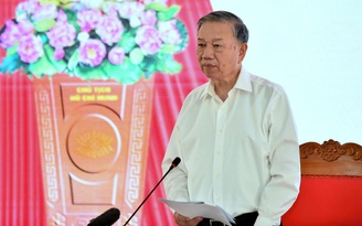 Tổng Bí thư Tô Lâm làm việc với Ban Thường vụ Tỉnh ủy Tuyên Quang
