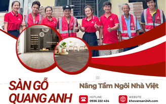 Sàn gỗ Quang Anh - Tổng kho vật tư nội thất sàn gỗ các loại