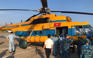 Bộ Quốc phòng điều máy bay trực thăng cứu trợ vùng mưa lũ Điện Biên