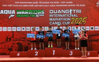 3.500 VĐV tranh tài giải thể thao hai môn phối hợp bơi-chạy tại Quảng Trị: Rất hấp dẫn