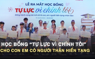 Ra mắt học bổng’ Tự lực vì chính tôi’ cho con em có người thân hiến tạng