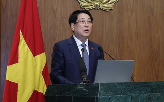 Chủ tịch nước Lương Cường phát biểu chính sách tại Liên đoàn Ả Rập