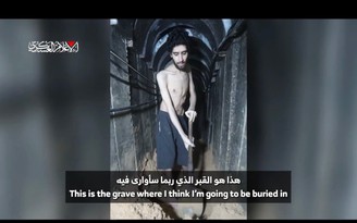 Công bố hình ảnh con tin 'tự đào huyệt', Hamas ra điều kiện với Israel