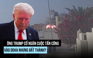 Ông Trump nói gì khi đồng minh Qatar bị Israel tập kích?