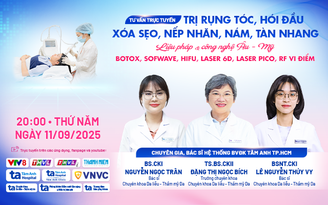 Trị rụng tóc, hói đầu, xóa sẹo, nếp nhăn, nám, tàn nhang bằng công nghệ hiện đại