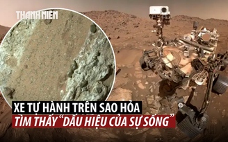 Dấu hiệu sự sống trên sao Hỏa qua ảnh chụp của xe tự hành NASA