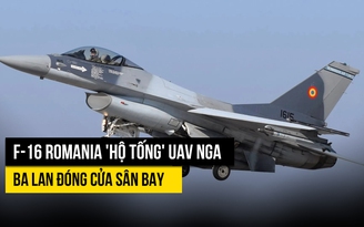 F-16 Romania 'đuổi' UAV Nga, Ba Lan đóng cửa sân bay