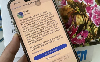 Apple phát hành iOS 26 và loạt hệ điều hành mới