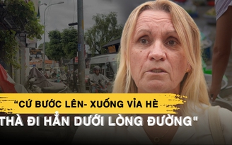 Chợ tự phát, xe cộ lấn hết vỉa hè, khách Tây ở Thảo Điền nói ‘thà đi xuống lòng đường còn hơn’
