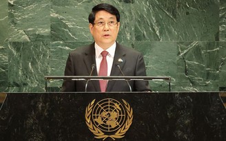 Chủ tịch nước Lương Cường phát biểu tại Đại hội đồng Liên Hiệp Quốc
