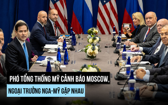 Ngoại trưởng Nga-Mỹ hội đàm khi ông Trump dần cạn kiên nhẫn với Moscow