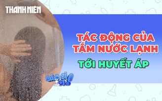 Tắm nước lạnh và những tác động không ngờ với huyết áp