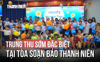 Trung thu ý nghĩa của các em nhỏ 'Cùng con đi tiếp cuộc đời'