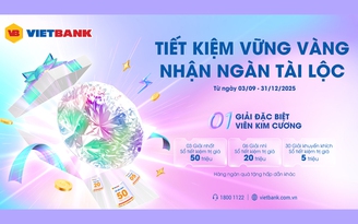 ‘Săn’ kim cương nửa tỉ đồng khi gửi tiết kiệm tại Vietbank