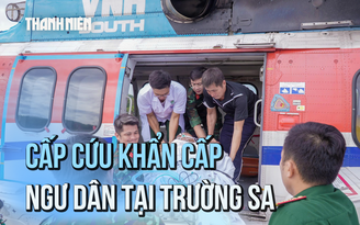 Cấp cứu khẩn cấp ngư dân lặn bị mất ý thức tại Trường Sa