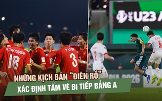 Kịch bản ‘6 điểm vẫn bị loại’ treo lơ lửng, U.23 Việt Nam đối mặt thử thách lớn nhất bảng A